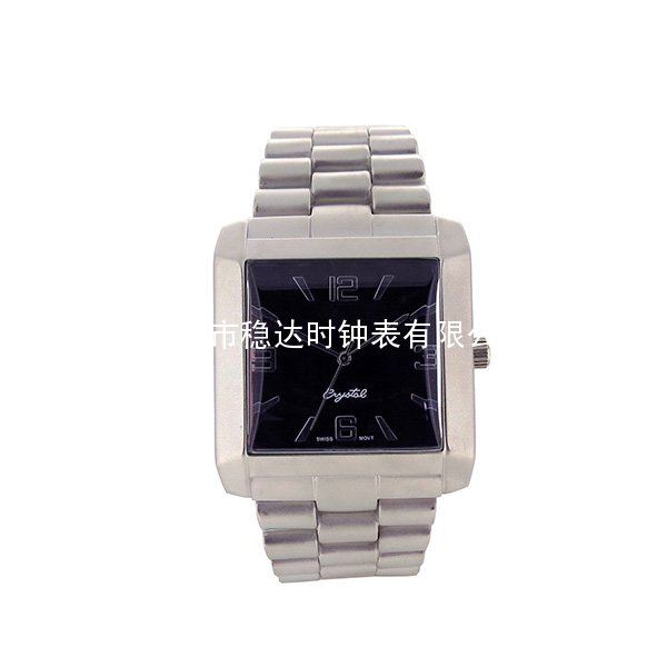 方形表殼合金帶手表