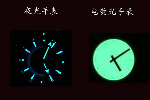 穩(wěn)達(dá)時手表廠家分享夜光手表和電熒光手表的區(qū)別