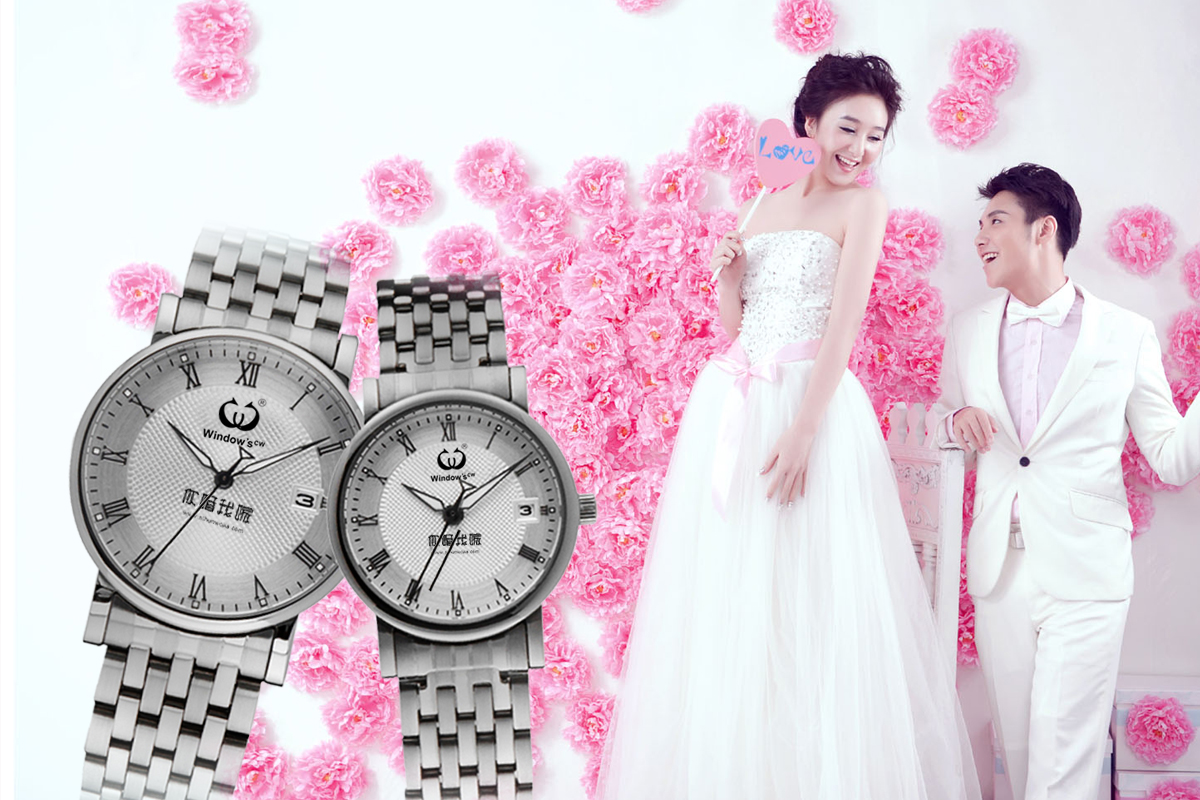 穩(wěn)達(dá)時手表定做廠家結(jié)婚情侶手表