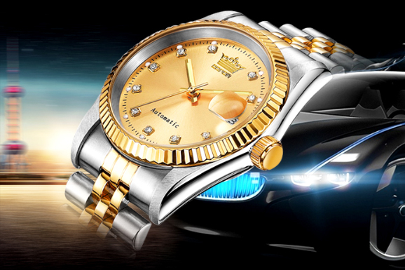 穩(wěn)達(dá)時手表生產(chǎn)廠家男士不銹鋼手表