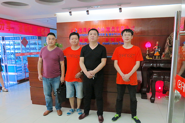 穩(wěn)達(dá)時(shí)手表廠家客戶(hù)來(lái)訪圖