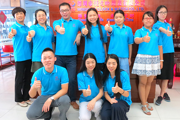 穩(wěn)達時手表定制廠家服務團隊