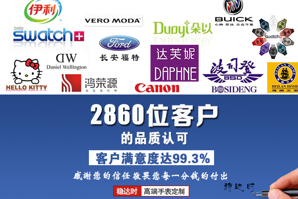穩(wěn)達(dá)時(shí)手表定制廠家客戶案例