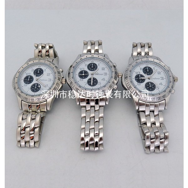 三眼表面男士商務(wù)手表