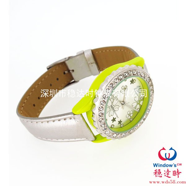 潮流美少女皮帶手表