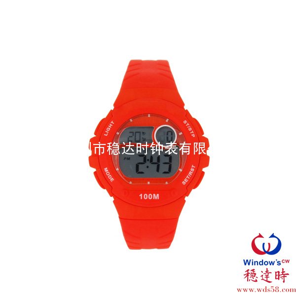 紅色朔料殼電子表定做