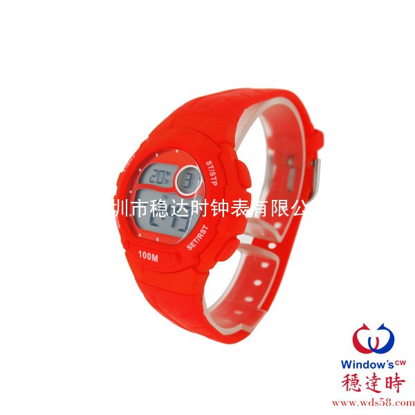 紅色朔料殼電子表定做