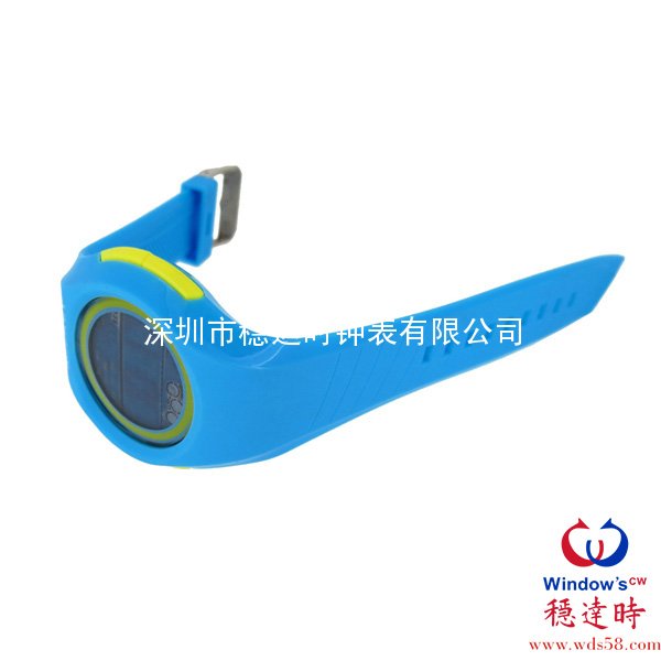 藍(lán)色硅膠電子表工廠