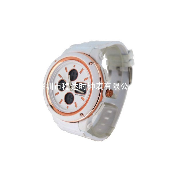 穩(wěn)達時白色多功能電子手表批發(fā)工廠
