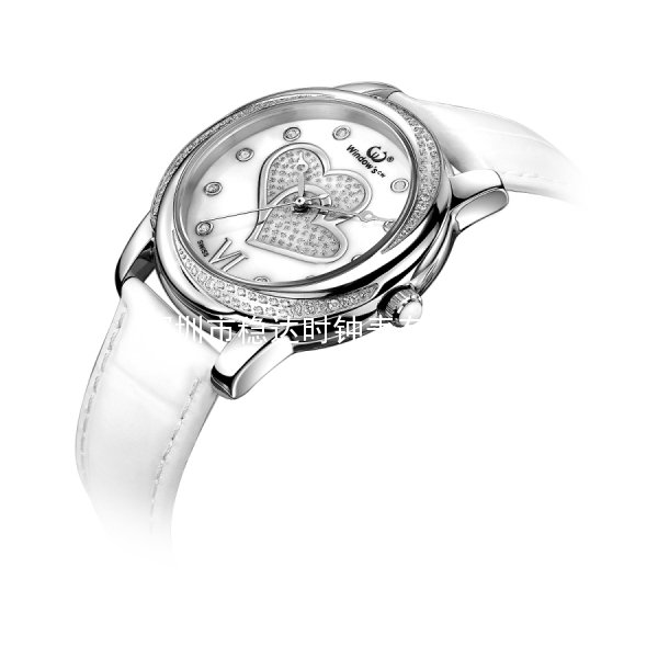 穩(wěn)達(dá)時女式時尚石英皮帶防水手表定制廠家