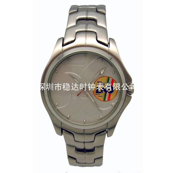 穩(wěn)達(dá)時(shí)全不銹鋼男士訂制商務(wù)禮品手表定制工廠
