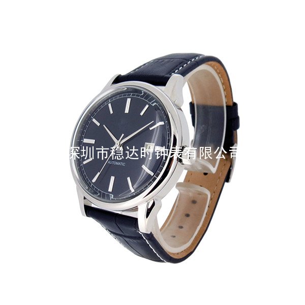 穩(wěn)達(dá)時(shí)簡(jiǎn)約男士單歷不銹鋼禮品促銷(xiāo)手表定制