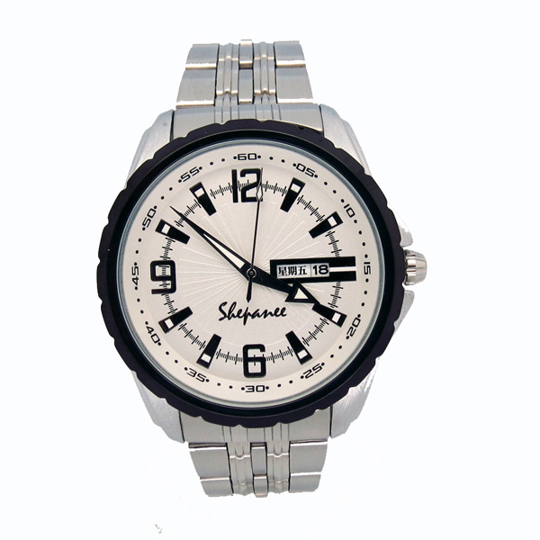 穩(wěn)達(dá)時多功能全不銹鋼男士商務(wù)禮品手表定做