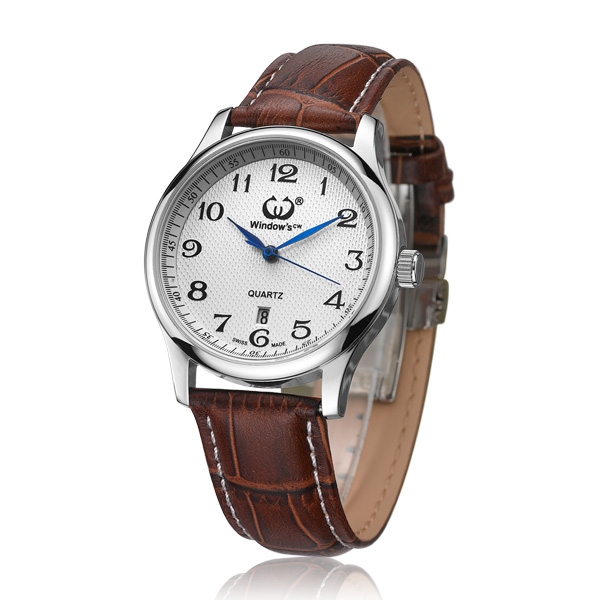 穩(wěn)達時經(jīng)典男裝不銹鋼商務(wù)手表定制廠家