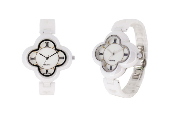 穩(wěn)達時韓版陶瓷手表定做廠家