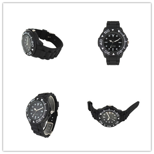 穩(wěn)達(dá)時(shí)合金黑色運(yùn)動(dòng)鍛煉男士手表定做