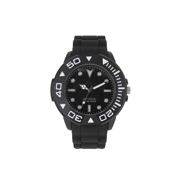 穩(wěn)達時合金黑色運動鍛煉男士手表生產(chǎn)廠家