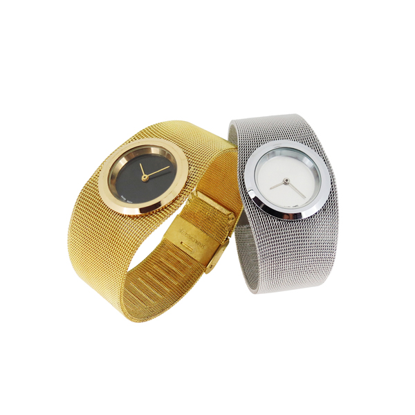 手表生產(chǎn)廠家供應(yīng)不銹鋼鋼網(wǎng)織帶女士手表定制