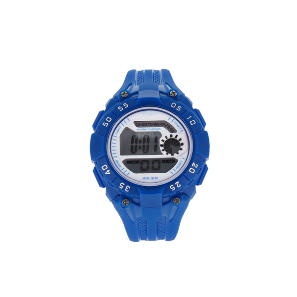 穩(wěn)達(dá)時藍(lán)色防水兒童禮品手表定制廠家卡通款