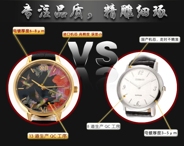 1對1設計服務 高端手表定制廠家花紋表定制_穩(wěn)達時