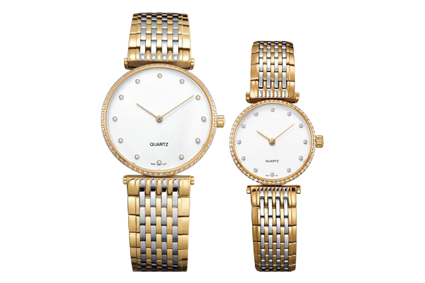 氣質(zhì)間金對(duì)表  穩(wěn)達(dá)時(shí)情侶款式