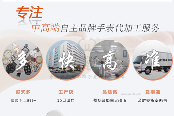 專注品質(zhì) 穩(wěn)達時手表加工不玩虛的