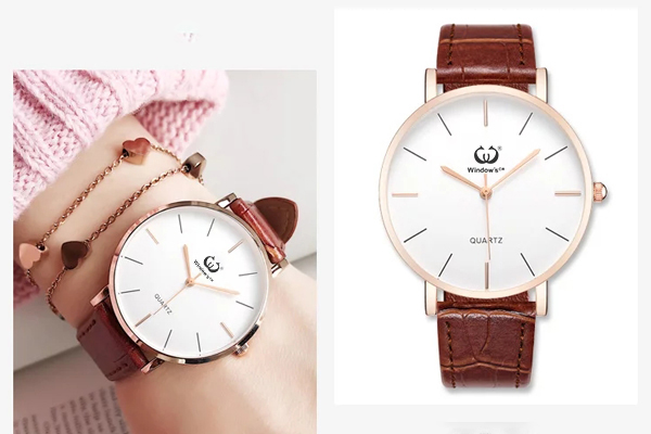 商務(wù)男士皮帶石英防水手表 穩(wěn)達(dá)時(shí)手表工廠批量定制