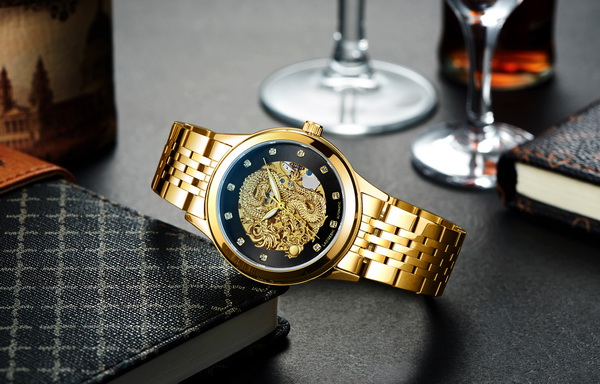 帶龍表機(jī)械表廠家定制