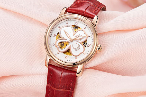 女款不銹鋼機械腕表 可代工批量生產(chǎn)-穩(wěn)達(dá)時