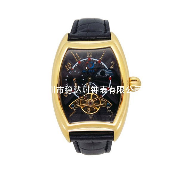 穩(wěn)達(dá)時(shí)酒桶形不銹鋼機(jī)械手表批發(fā)