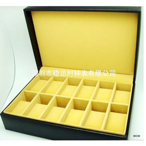 穩(wěn)達時高端霸氣真空電鍍不銹鋼殼牛皮表帶手表定制